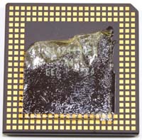 Intel 80386SL processor - back view